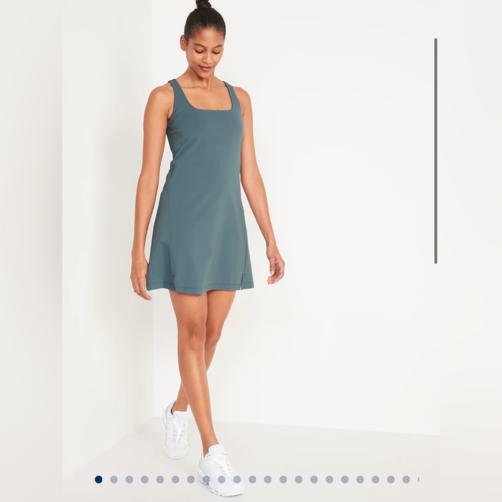 PowerSoft Sleeveless Shelf-Bra Support Dress for Women